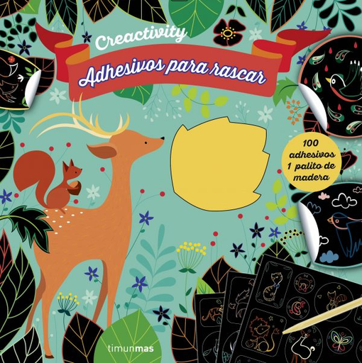 [9788408206934] CREACTIVITY: ADHESIVOS PARA RASCAR