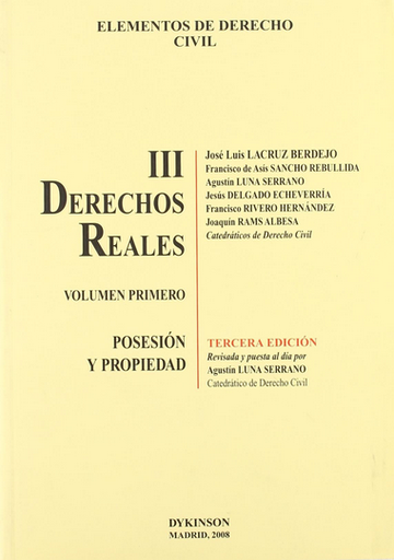 [9788498493030] ELEMENTOS DE DERECHO CIVIL (III - 1)