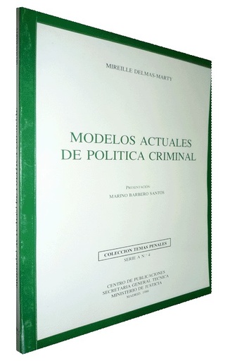 [8450535379] MODELOS ACTUALES DE POLÍTICA CRIMINAL
