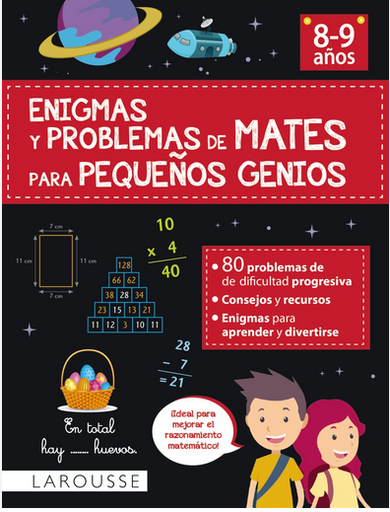 [9788418882906] ENIGMAS Y PROBLEMAS DE MATES PARA PEQUEÑOS GENIOS (8-9 años)
