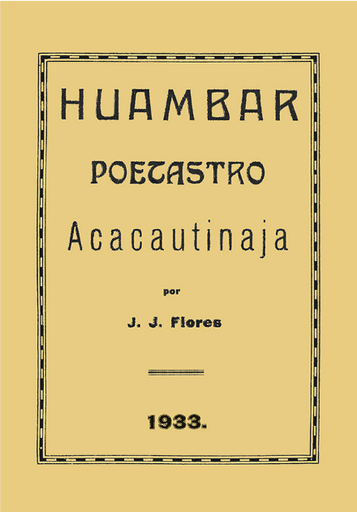 [9786124297359] HUÁMBAR POETASTRO ACACAU-TINAJA
