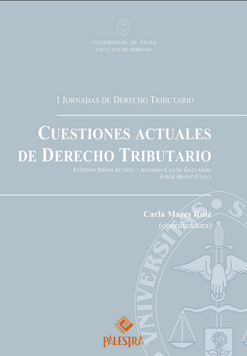 [9786124047534] CUESTIONES ACTUALES DE DERECHO TRIBUTARIO