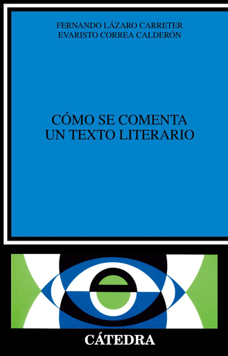 [9788437600246] CÓMO SE COMENTA UN TEXTO LITERARIO