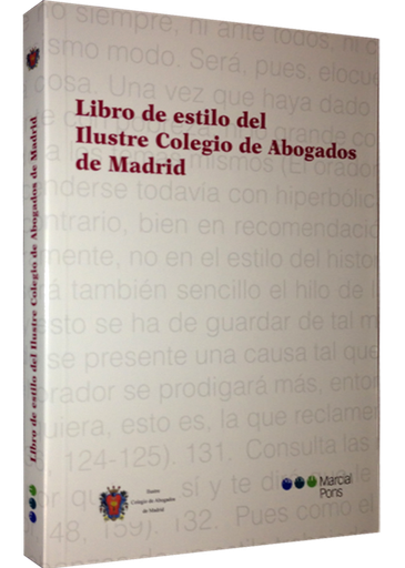 [9788497685009] LIBRO DE ESTILO DEL ILUSTRE COLEGIO DE ABOGADOS DE MADRID