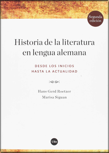 [9788491681250] HISTORIA DE LA LITERATURA EN LENGUA ALEMANA