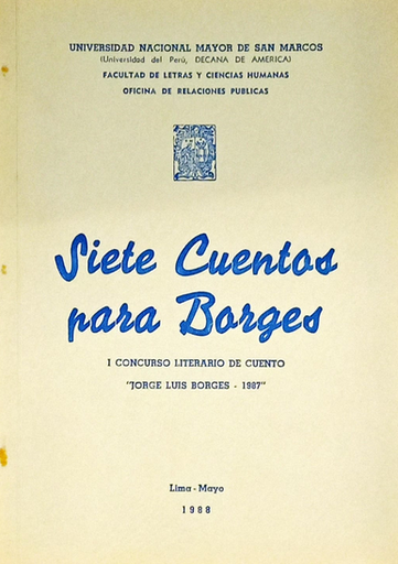 [0000000110831] SIETE CUENTOS PARA BORGES