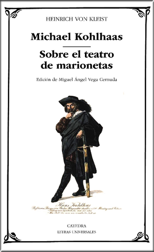 [9788437643267] MICHAEL KOHLHAAS - SOBRE EL TEATRO DE MARIONETAS