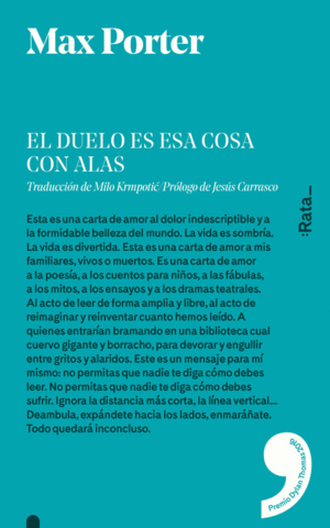 [9788494489150] EL DUELO ES ESA COSA CON ALAS