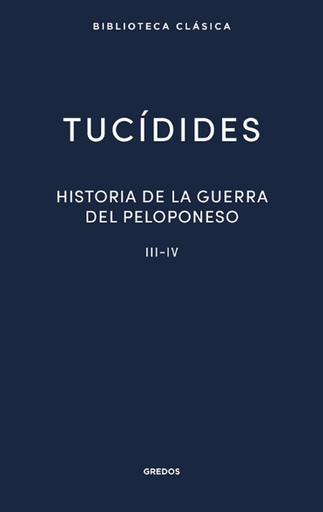 [9788424939359] HISTORIA DE LA GUERRA DEL POLOPONESO III-IV