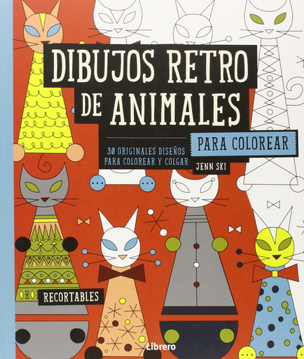 [9789089985125] DIBUJOS RETRO DE ANIMALES PARA COLOREAR
