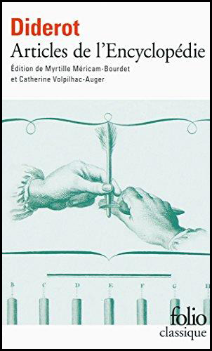 [9782070446933] ARTICLES DE L'ENCYCLOPÉDIE