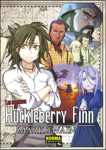 [9788467942576] LAS AVENTURAS DE HUCKLEBERRY FINN de Mark Twain (manga)