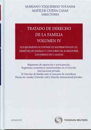 [9788499030562] TRATADO DE DERECHO DE LA FAMILIA, vol. IV