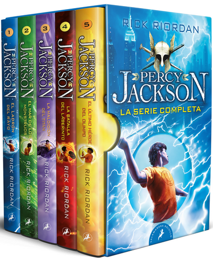[9788418173721] ESTUCHE PERCY JACKSON (serie completa, 5 vols.)