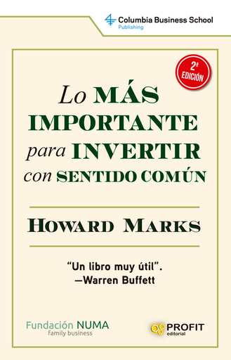 [9788419212306] LO MÁS IMPORTANTE PARA INVERTIR CON SENTIDO COMÚN