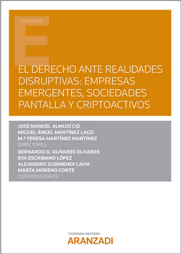 [9788411250337] EL DERECHO ANTE REALIDADES DISRUPTIVAS