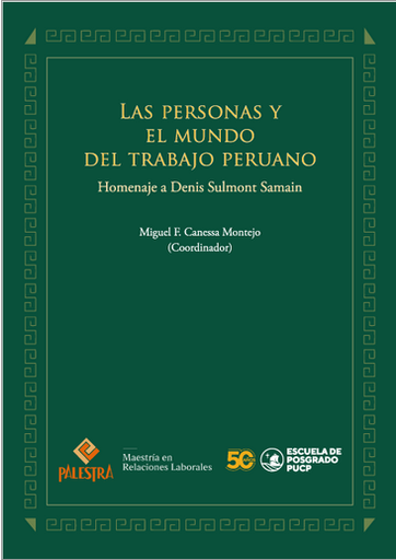 [9786123253202] LAS PERSONAS Y EL MUNDO DEL TRABAJO PERUANO